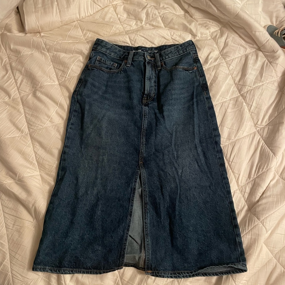 Old Navy Blue Denim Skirt